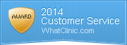 Top WhatClinic Award for Mulberry House Clinic